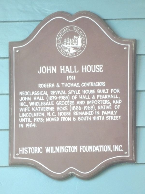 John Hall House Marker image. Click for full size.