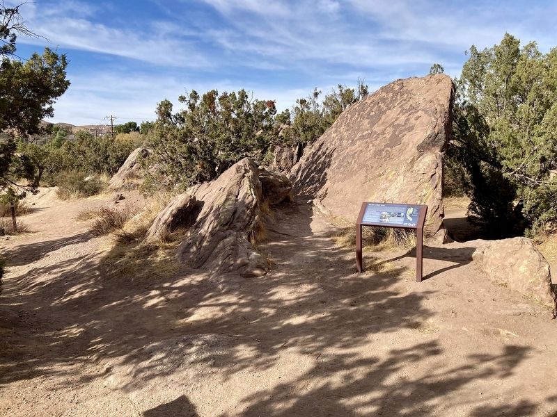 Pacific Crest Trail and Marker. Click for full size. Pacific Crest Trail and Marker image. Click for full size.