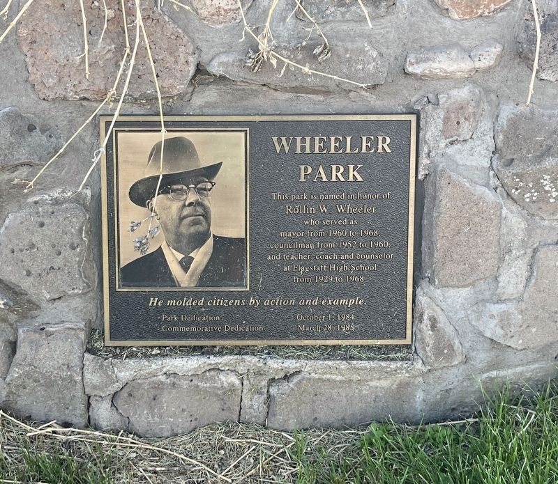Wheeler Park Marker image. Click for full size.