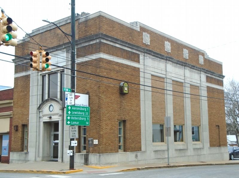 site of Jacob Bollinger's General Store & Post Office Marker image. Click for full size.