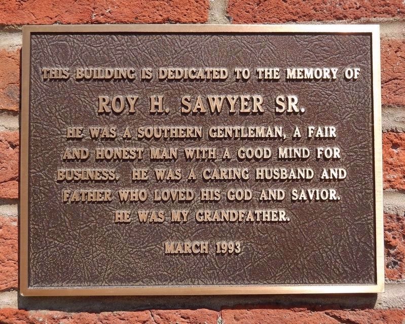 Roy H. Sawyer Sr. Memorial image. Click for full size.