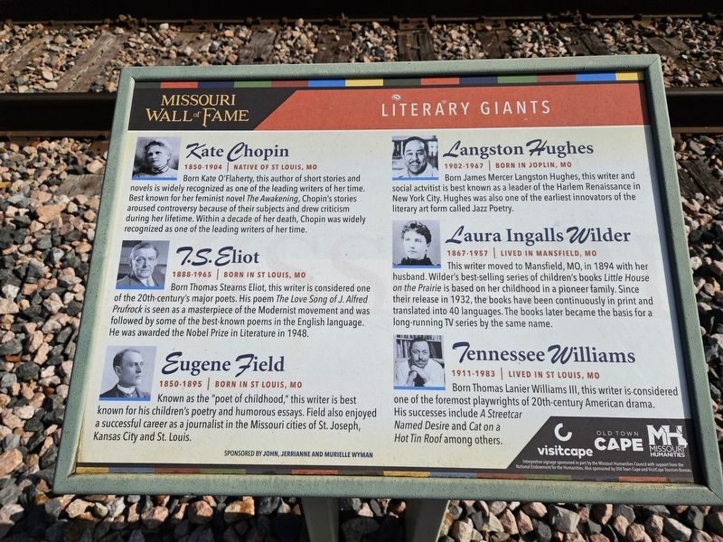 Literary Giants Marker image. Click for full size.