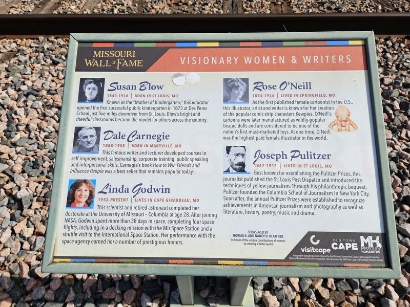 Visionary Women and Writers Marker image. Click for full size.