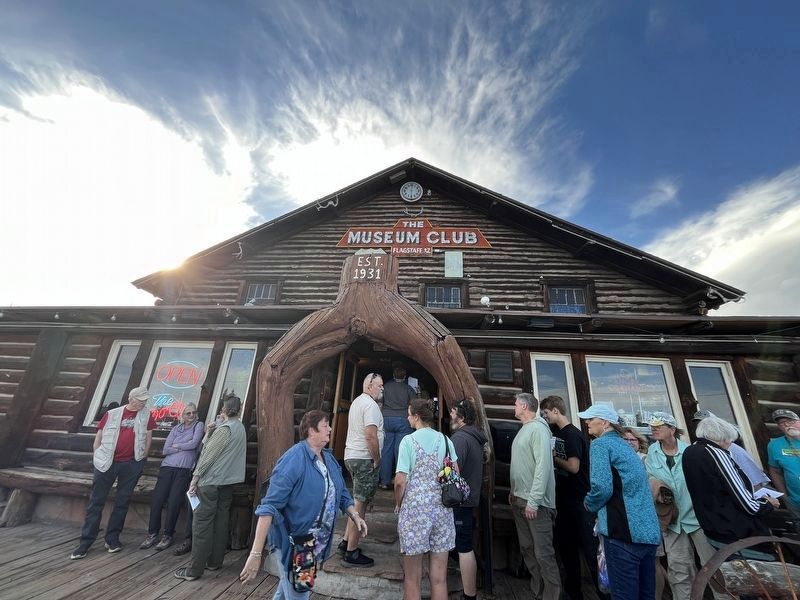 The Museum Club and Marker. Click for full size. The Museum Club and Marker image. Click for full size.