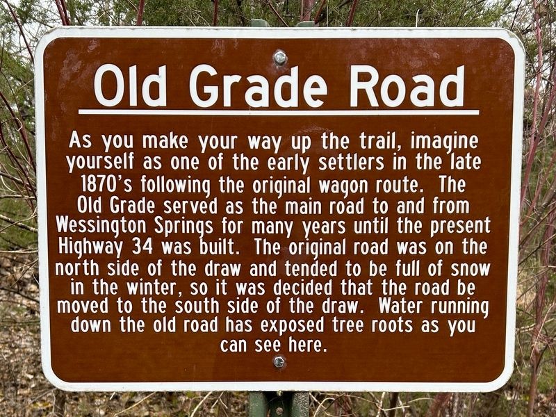 Old Grade Road Marker image. Click for full size.
