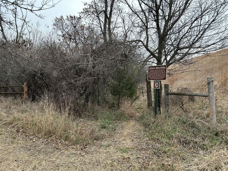 Historic Stone Bridge Marker image. Click for full size.