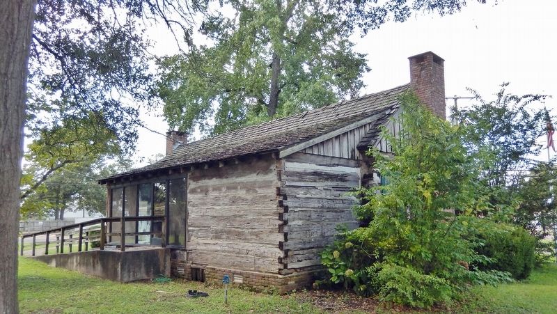 The Tate Log House (<i>northeast elevation</i>). Click for full size. The Tate Log House (<i>northeast elevation</i>) image. Click for full size.