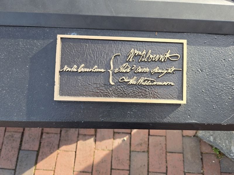 North Carolina signers of the U.S. Constitution image. Click for full size.