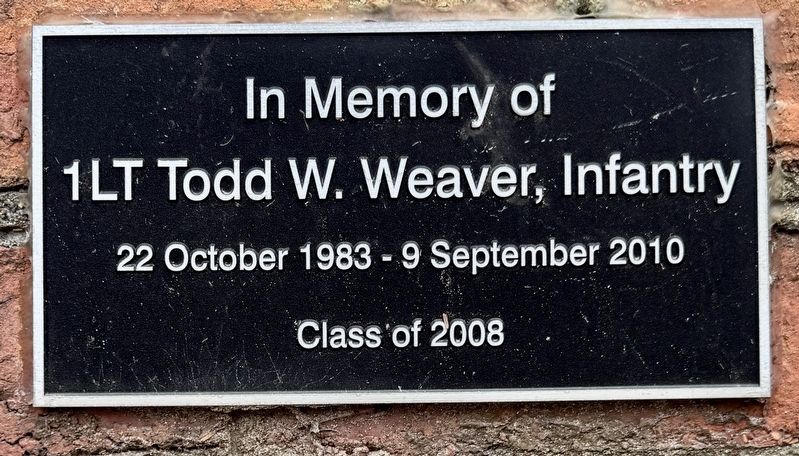 1LT Todd W. Weaver, Infantry image. Click for full size.