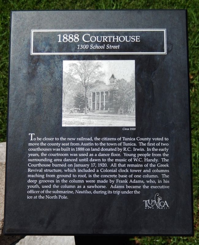 1888 Courthouse Marker image. Click for full size.