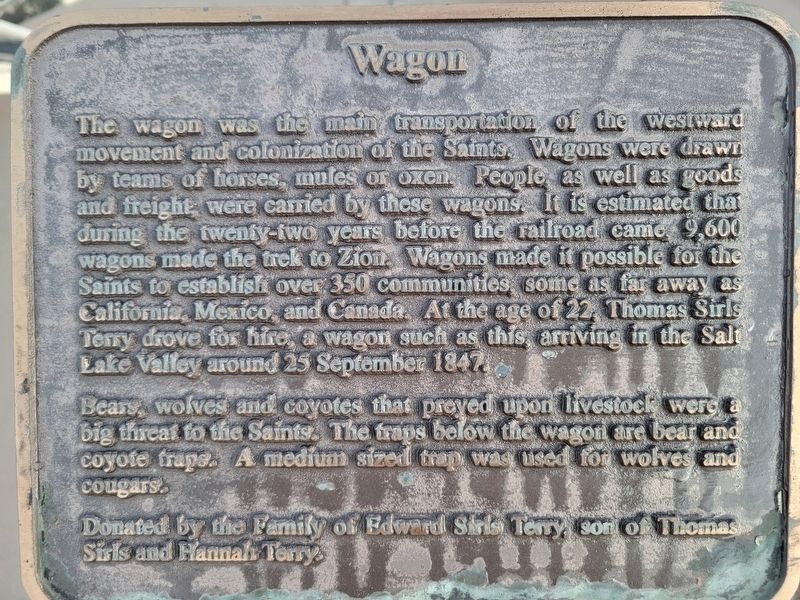 Wagon Marker image. Click for full size.