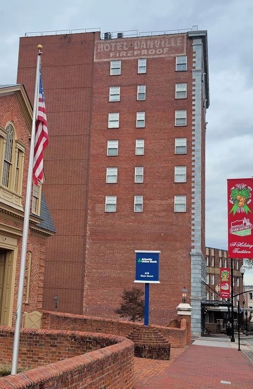 The Hotel Danville Ghost Sign. Click for full size. The Hotel Danville Ghost Sign image. Click for full size.