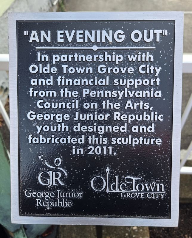 "An Evening Out" Marker. Click for full size. "An Evening Out" Marker image. Click for full size.