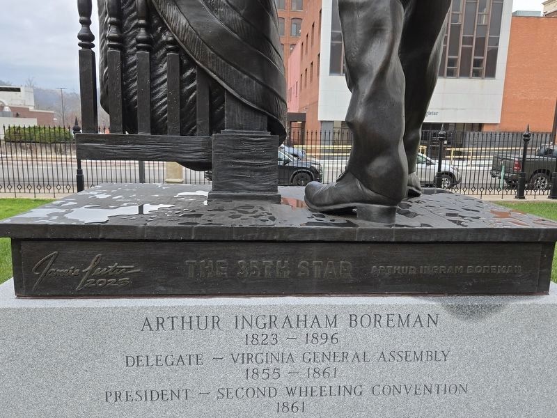Jamie Lester (sculptor) 2023 The 35th Star Abraham Ingraham Boreman image. Click for full size.