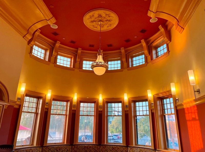 Restored interior of the former Canadian Pacific Railway Station. Click for full size. Restored interior of the former Canadian Pacific Railway Station image. Click for full size.