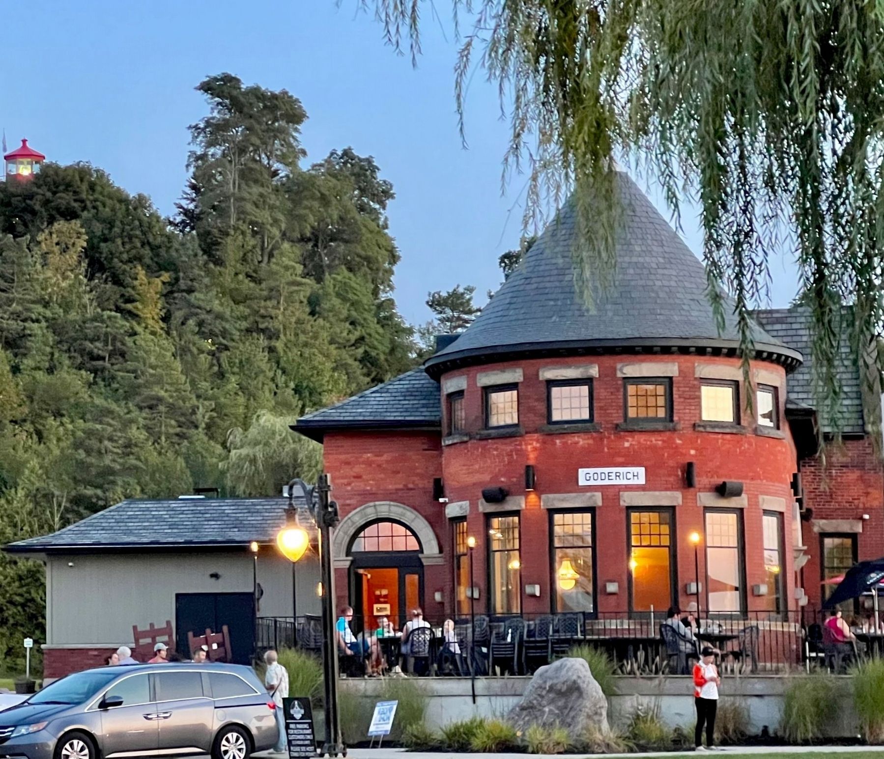 Former Canadian Pacific Railway Station. Click for full size. Former Canadian Pacific Railway Station image. Click for full size.