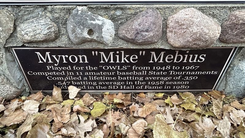 Myron "Mike" Mebius Marker image. Click for full size.