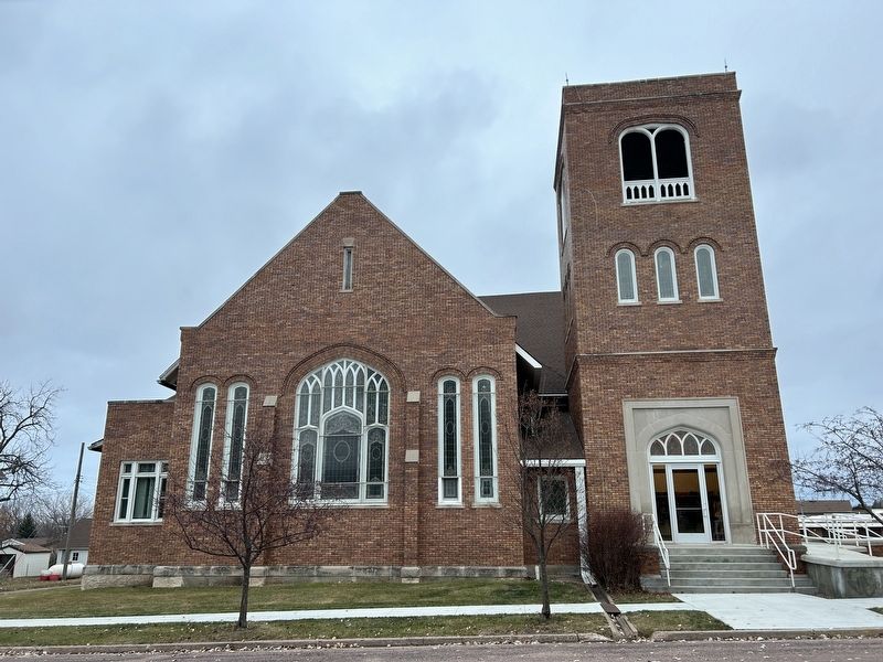 Methodist Episcopal Church of Wessington Springs, from the west image. Click for full size.
