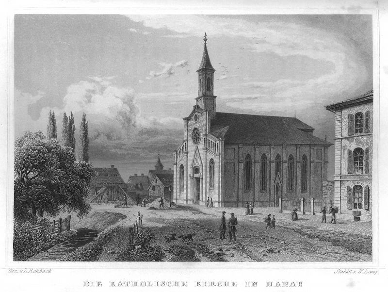 Mariae Namen (“The Catholic Church in Hanau”). Click for full size. Mariae Namen (“The Catholic Church in Hanau”) image. Click for full size.