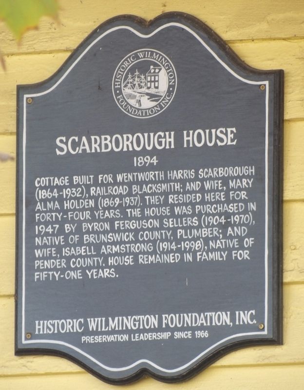 Scarborough House Marker image. Click for full size.