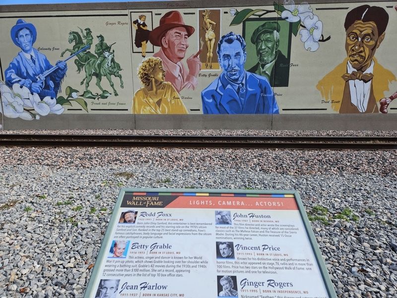 Lights, Camera... Actors! Marker image. Click for full size.
