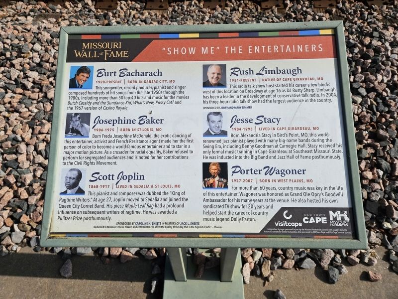 "Show Me" The Entertainers Marker image. Click for full size.