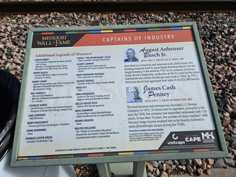 Captains of Industry Marker image. Click for full size.