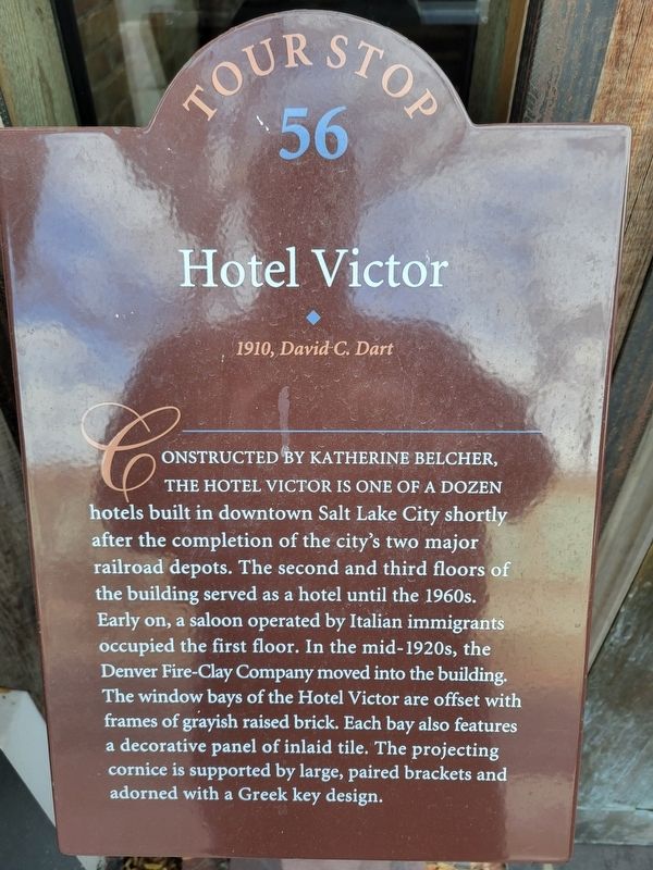 Hotel Victor Marker. Click for full size. Hotel Victor Marker image. Click for full size.