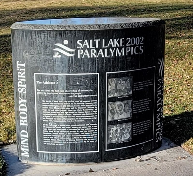 Salt Lake 2002 Paralympics Marker image. Click for full size.
