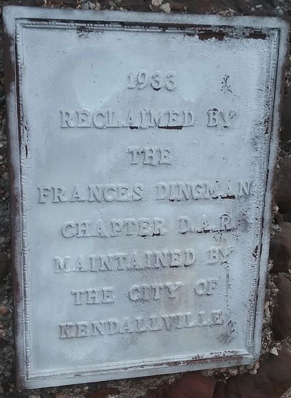Sawyer/Old Kendallville Cemetery Marker. Click for full size. Sawyer/Old Kendallville Cemetery Marker image. Click for full size.