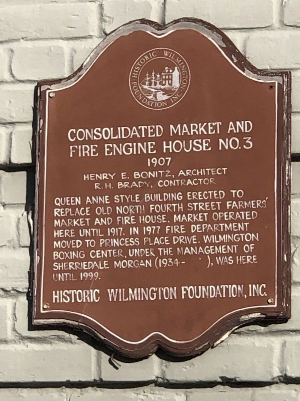 Consolidated Market and Fire Engine House No. 3 Marker. Click for full size. Consolidated Market and Fire Engine House No. 3 Marker image. Click for full size.