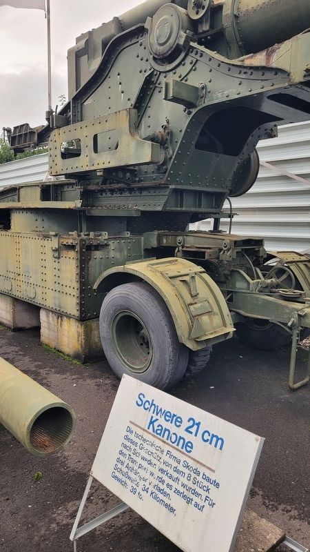 Schwere 21 cm Kanone / Heavy 21 cm Cannon Marker. Click for full size. Schwere 21 cm Kanone / Heavy 21 cm Cannon Marker image. Click for full size.