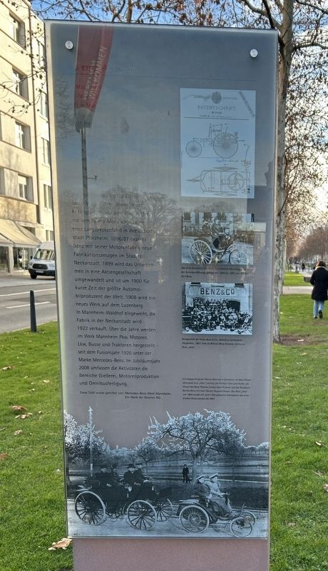 The First Automobile / Das Erste Automobil Marker image. Click for full size.