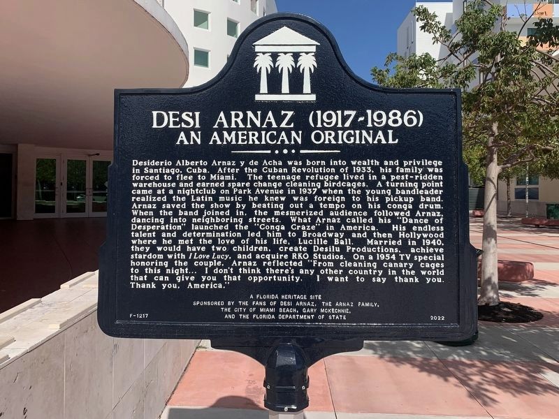 Desi Arnaz Marker image. Click for full size.
