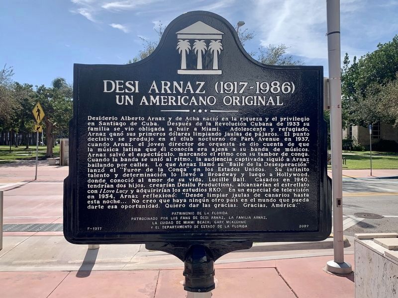 Desi Arnaz Marker image. Click for full size.