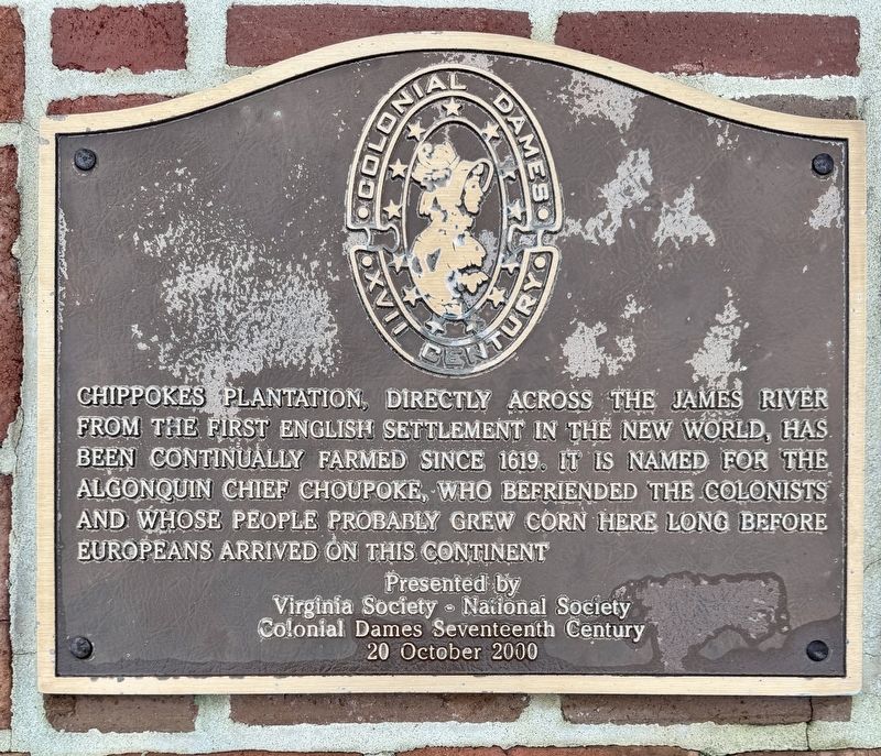 Chippokes Plantation Marker image. Click for full size.