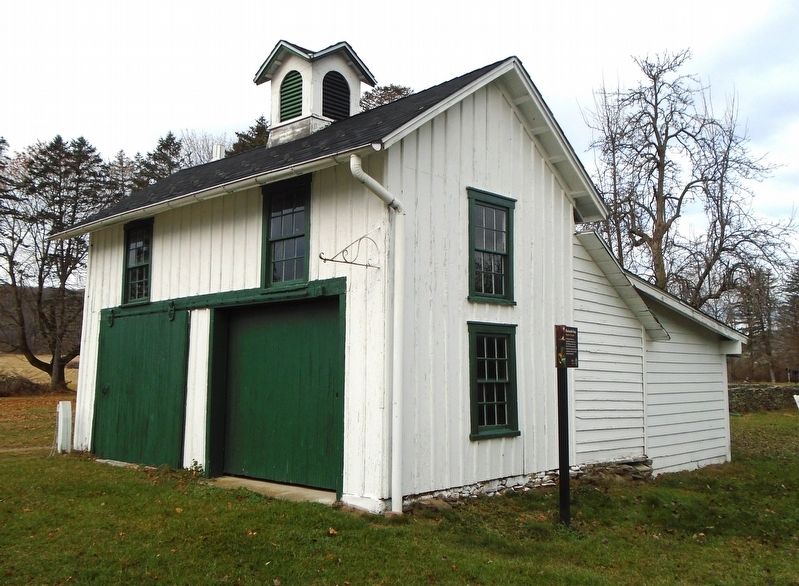 Blacksmith Shop and Marker image. Click for full size.