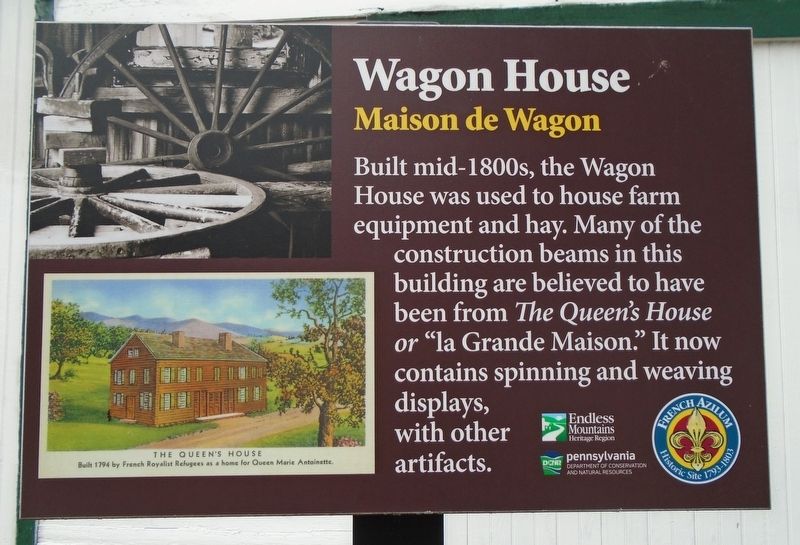 Wagon House Marker image. Click for full size.