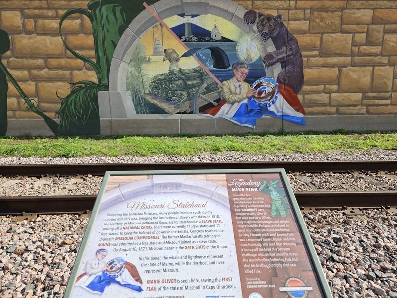 1821 Marker. Click for full size. 1821 Marker image. Click for full size.