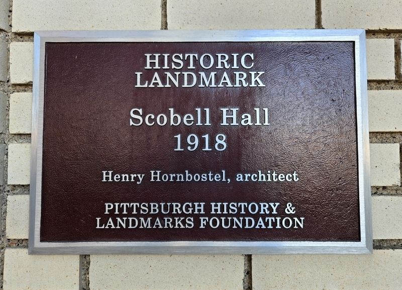 Scobell Hall Marker image. Click for full size.