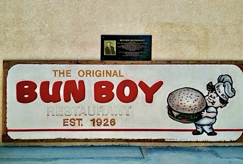 Bun Boy Restaurant Marker and Sign. Click for full size. Bun Boy Restaurant Marker and Sign image. Click for full size.