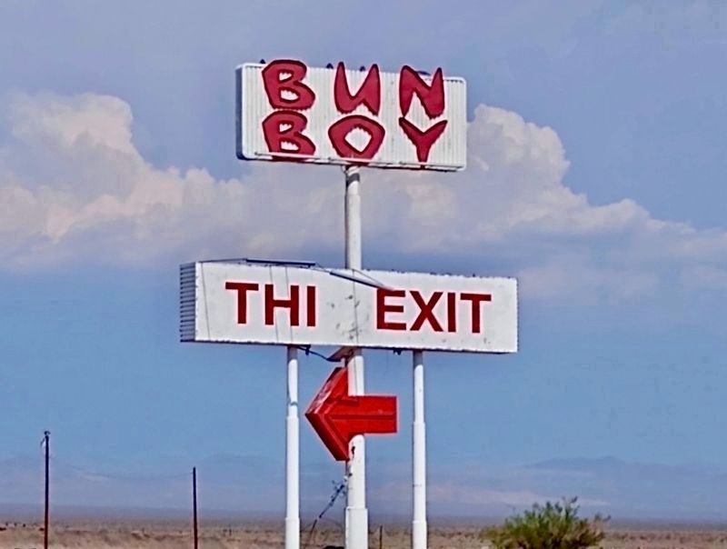 Sign at Highway (Abandoned). Click for full size. Sign at Highway (Abandoned) image. Click for full size.