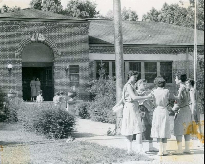 Students in front of the Florida Industrial School for Girls. Click for full size. Students in front of the Florida Industrial School for Girls image. Click for full size.