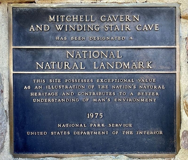 Mitchell Caverns Marker. Click for full size. Mitchell Caverns Marker image. Click for full size.