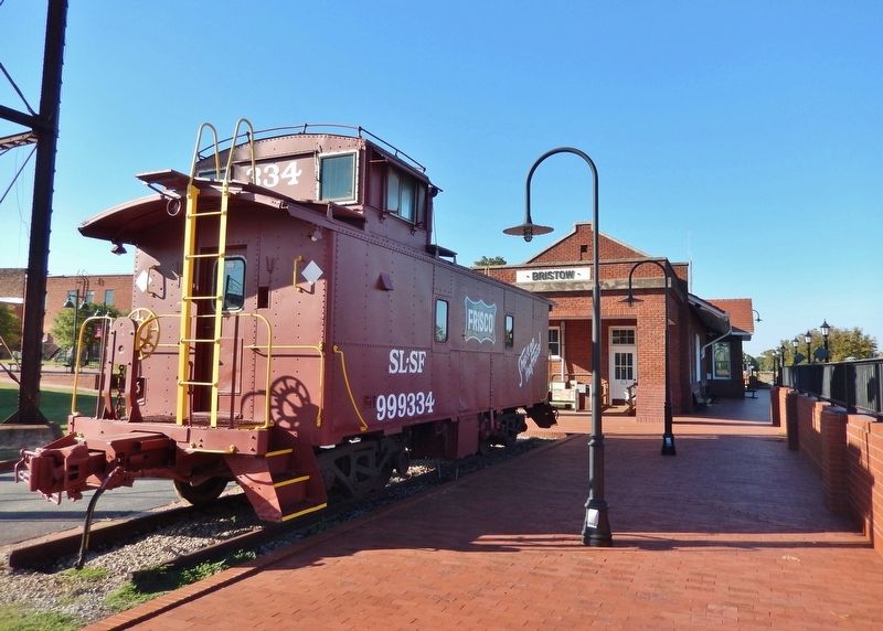 FRISCO Train Depot (<i>southeast elevation</i>). Click for full size. FRISCO Train Depot (<i>southeast elevation</i>) image. Click for full size.
