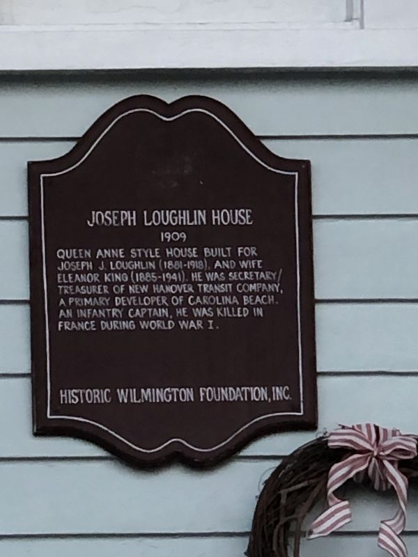 Joseph Loughlin House Marker. Click for full size. Joseph Loughlin House Marker image. Click for full size.