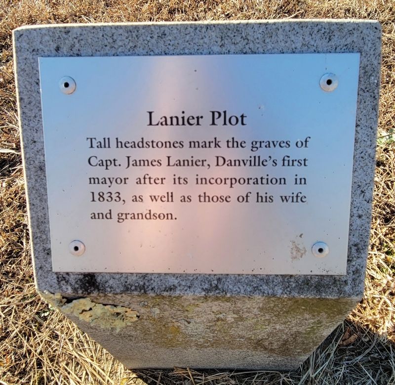 Lanier Plot Marker. Click for full size. Lanier Plot Marker image. Click for full size.