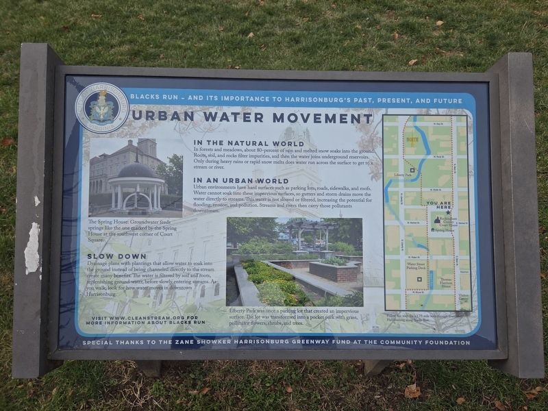 Urban Water Movement Marker image. Click for full size.