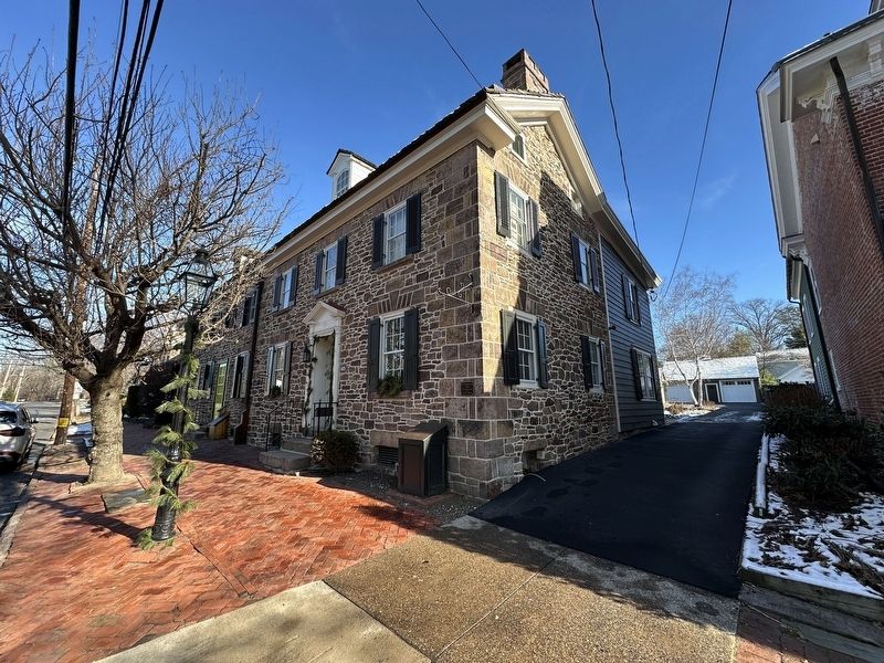 Daniel Dolohan House Marker - plaque is on the right corner of the house. Click for full size. Daniel Dolohan House Marker - plaque is on the right corner of the house image. Click for full size.