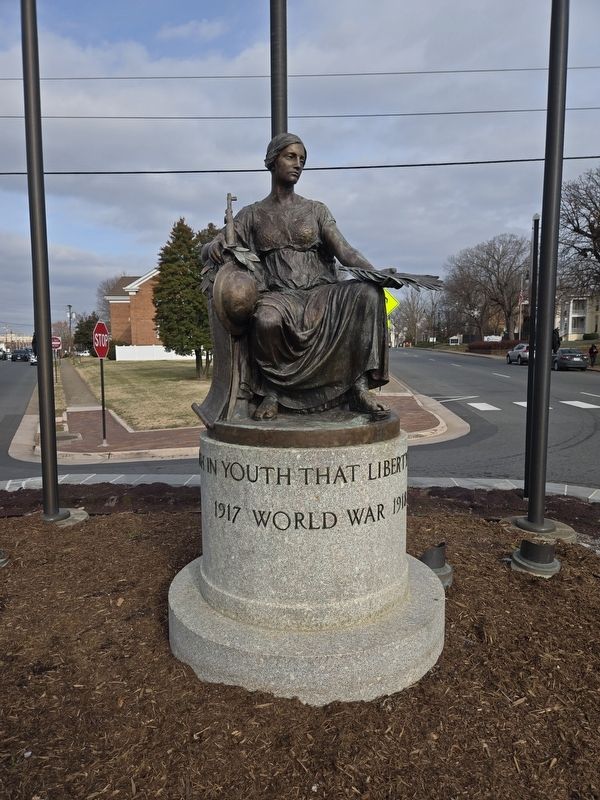 Refurbished World War I Liberty Monument. Click for full size. Refurbished World War I Liberty Monument image. Click for full size.